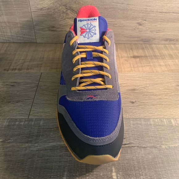 Reebok CL Leather Ripple MU Ash Grey Pink Purple - Picture 6 of 6